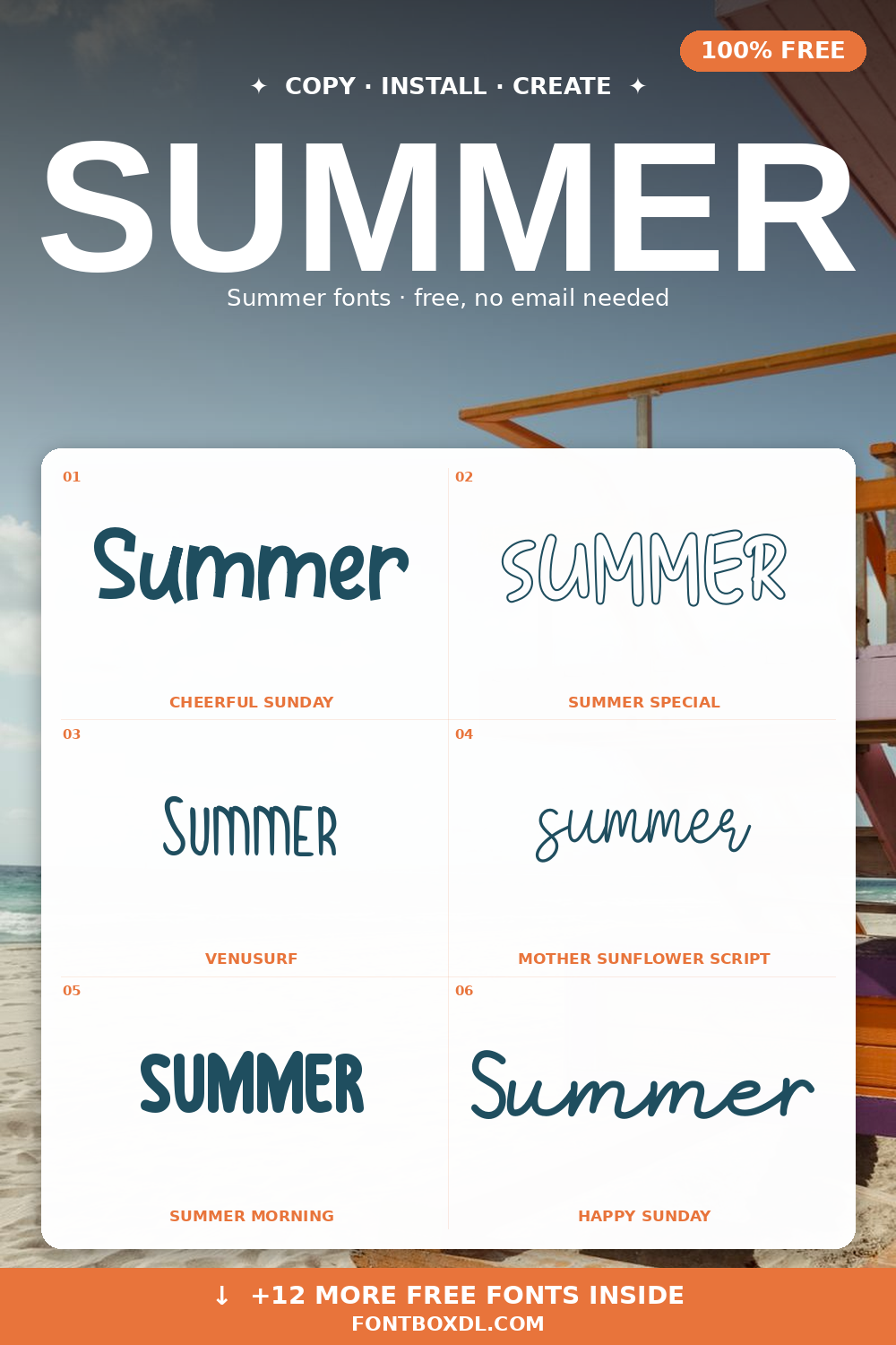 Summer Fonts