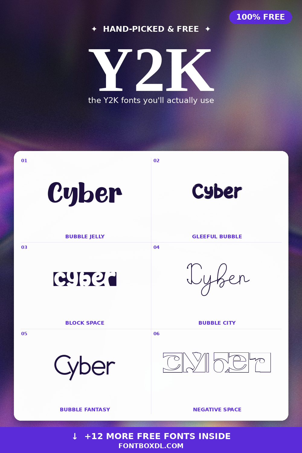 Free Y2K Fonts